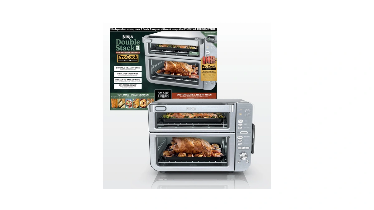 Ninja Air Fryer & Toaster Oven Combo With Thermometer |
