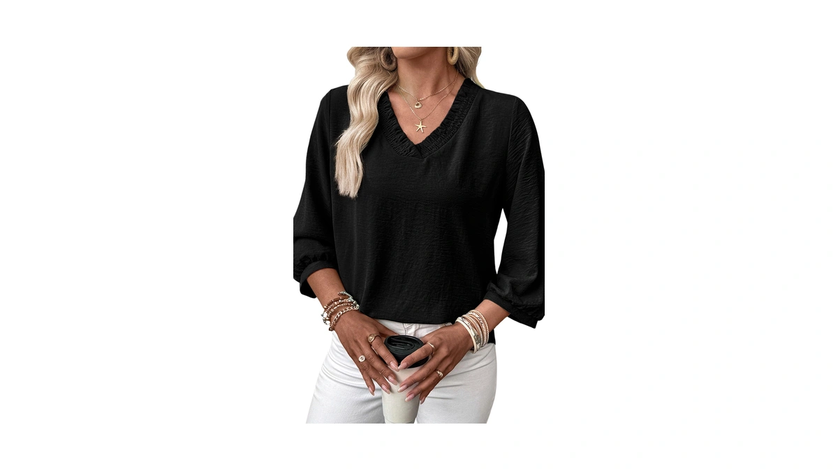 Shewin Women Tops Tunic Length Sleeve Shirts ...