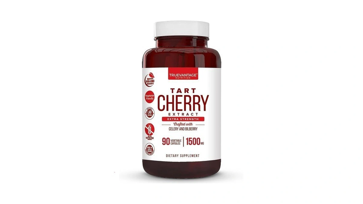 Truevantage Nutrition Tart Cherry Extract Capsules With Celery Seed Extract