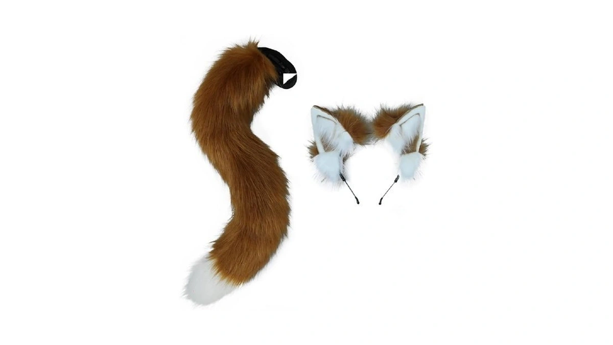 Vigvan Animal Cosplay Ears And Tail Set - Wolf, Fox,