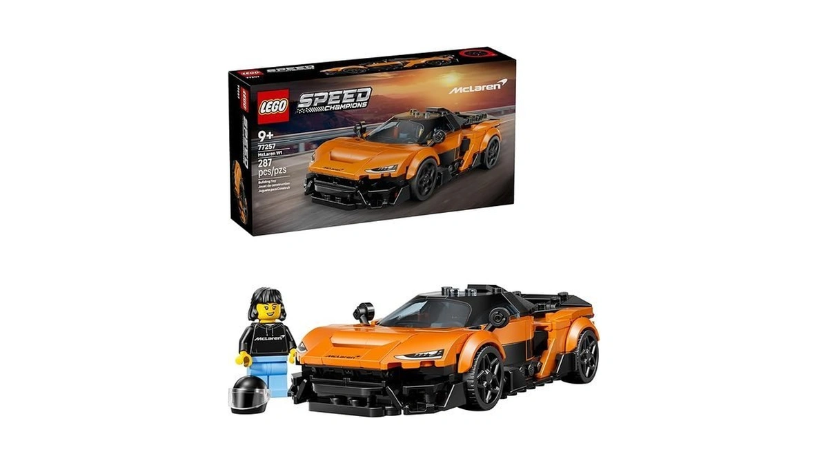 Lego Speed Champions Mclaren W1 Race Car Toy For Boys