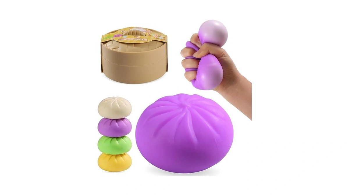 Dumpling Squishy Mystery Box, Mystery Dumpling Squishy Squeeze Stress Balls