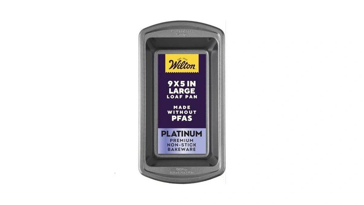 Wilton Platinum Non-stick Loaf Pan - Stainless Steel Bakeware -