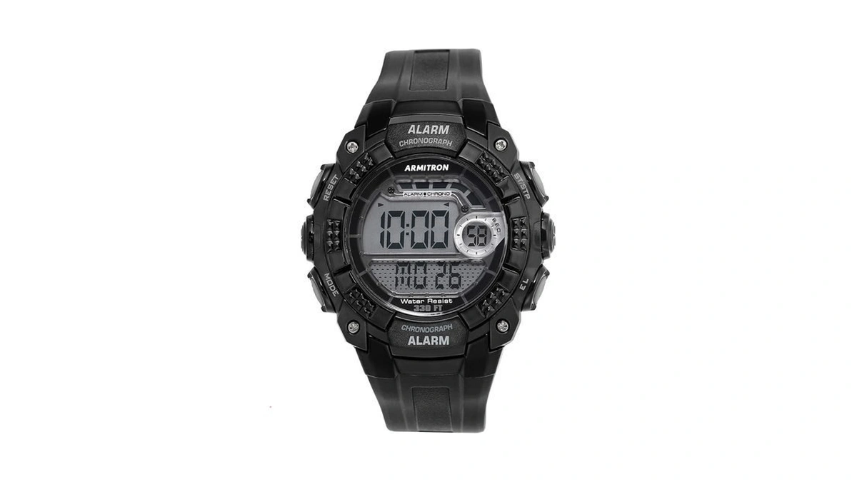 Armitron Sport Men's Digital Chronograph Resin Strap Watch, 40-8209