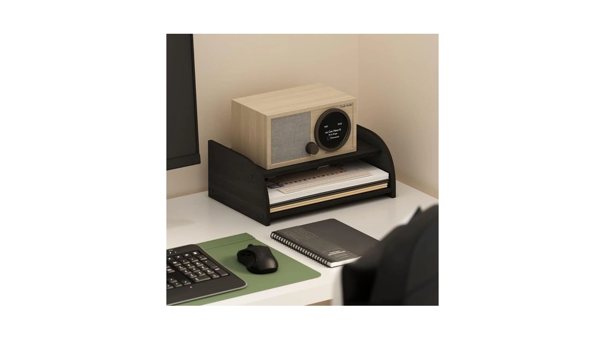 Furinno Classic Desk Organizers And Accessories, 2-tier Monitor Riser, Office
