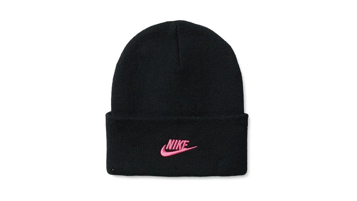 Nike Peak Futura Beanie, Black/pinksicle, 1size