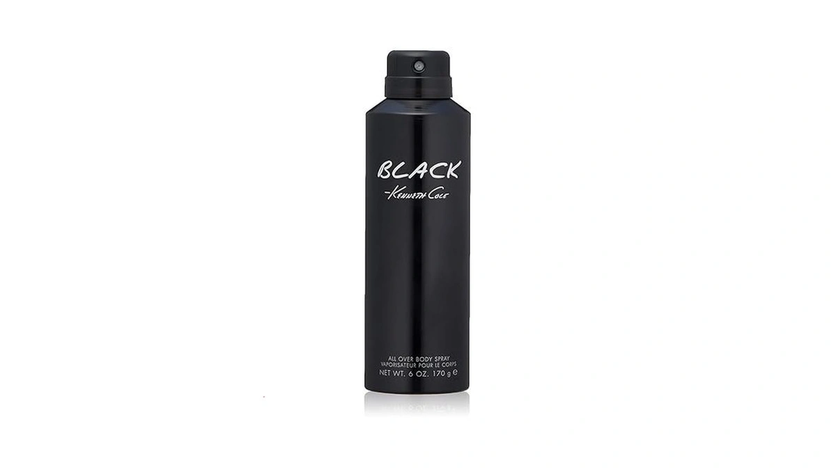 Kenneth Cole Black All Over Body Spray For Men, Aromatic