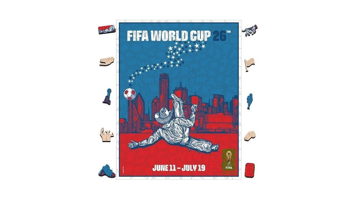Fifa World Cup 2026 City Puzzle Dallas City Poster -