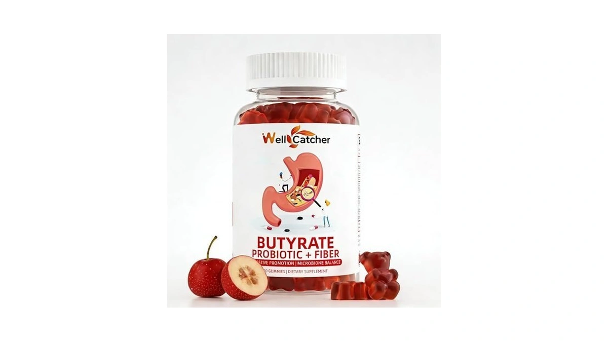 Butyrate Gummies Gut Health Supplement: Butyrate With Probiotic & Prebiotic