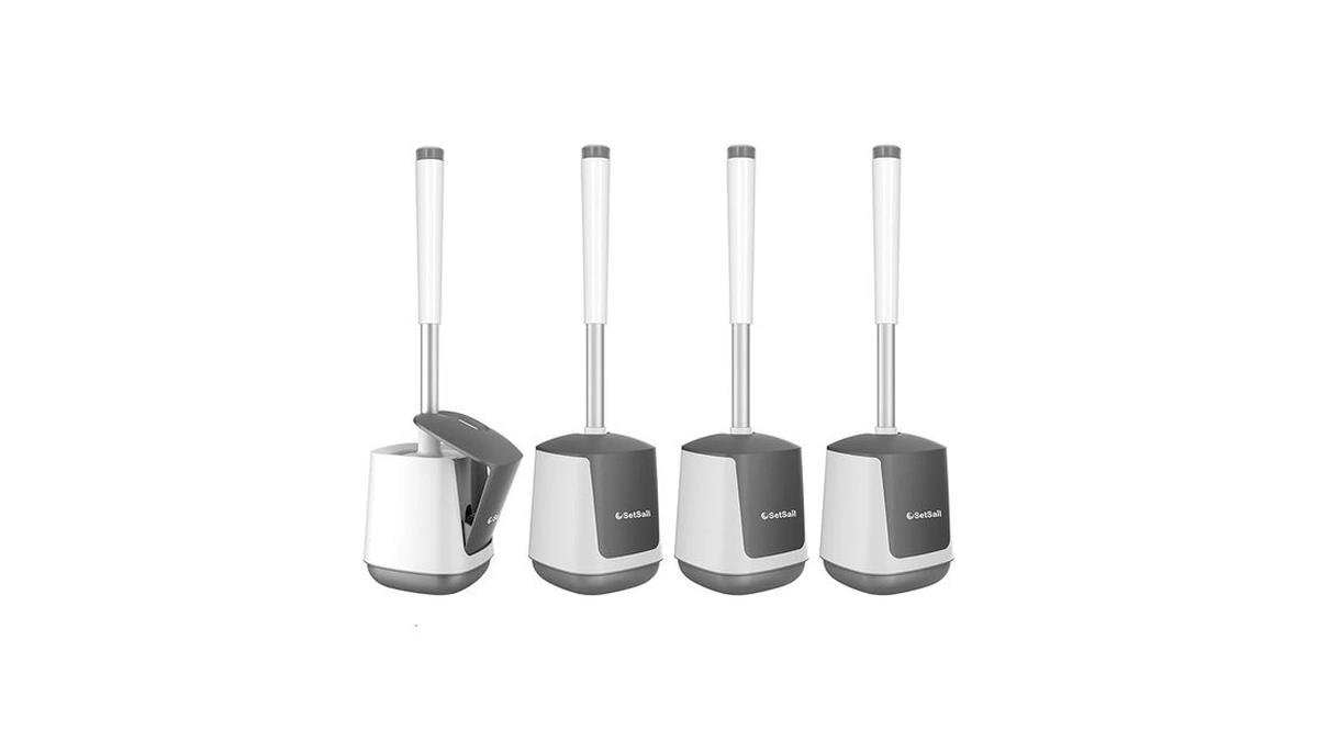 Setsail Toilet Brush 4 Pack Toilet Bowl Brush And Holder