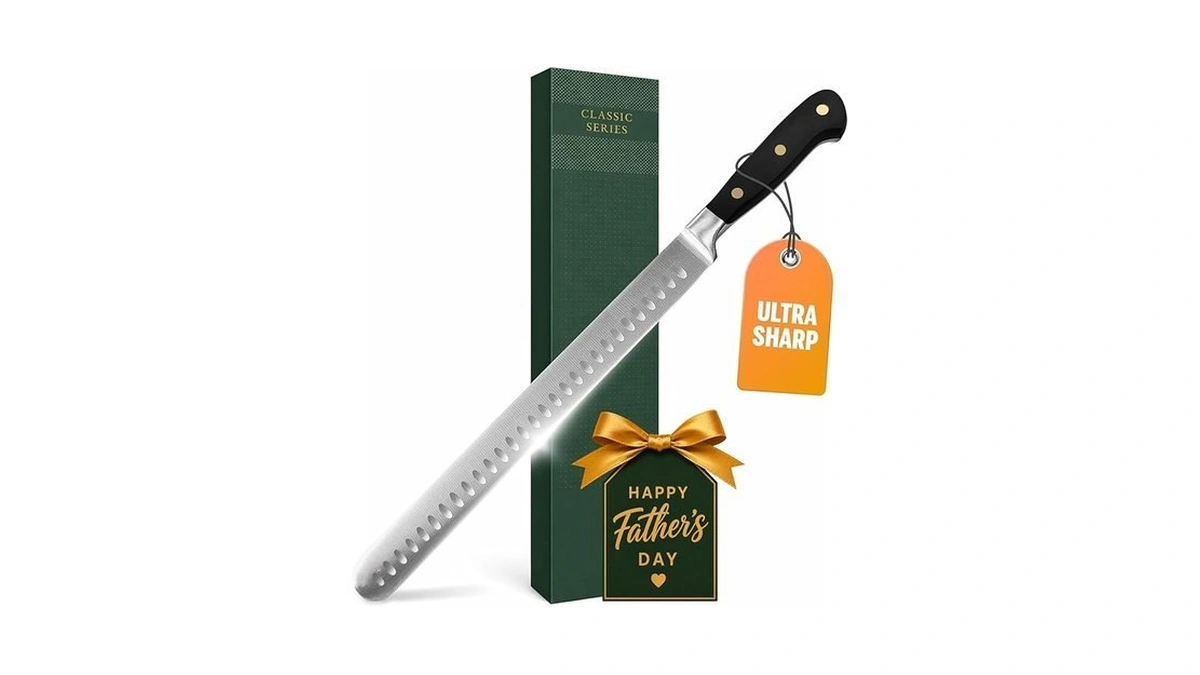 Bright Hobby Brisket Slicing Knife – 12" Brisket Knife, Bbq,