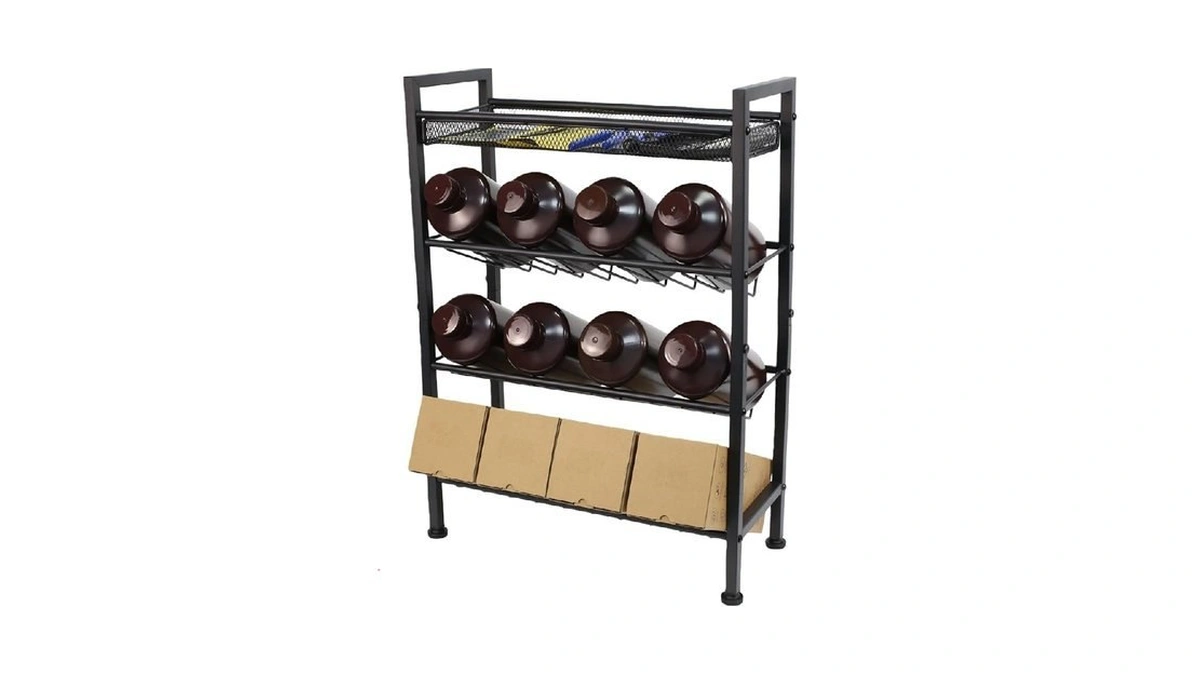 Intmo 3d Printer Uv Resin Bottle Storage Rack, 4 Tier