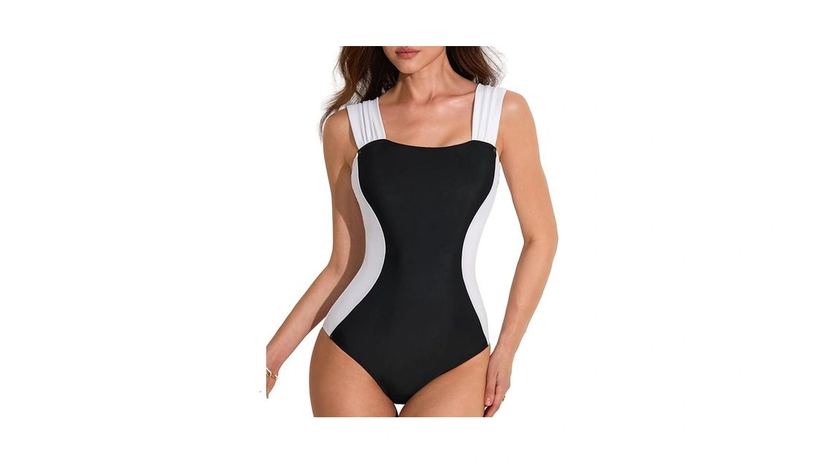 Guagal One Piece Swimsuit For Women Tummy Control Slimming Bathing