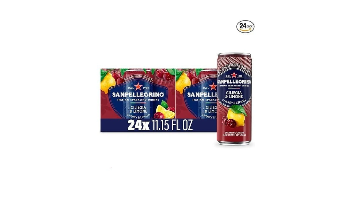 Sanpellegrino Italian Sparkling Drink Ciliegia And Limone, Sparkling Cherry And
