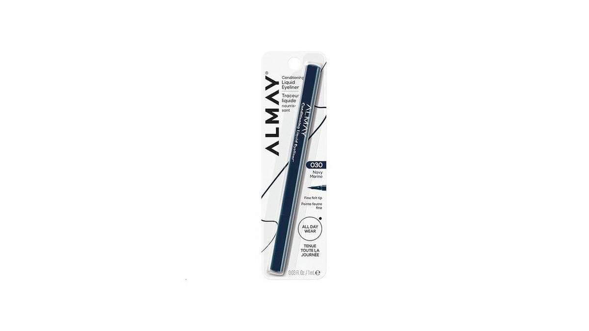 Almay Conditioning Liquid Liner, Precision Felt Tip Eyeliner, Waterproof, Hypoallergenic,