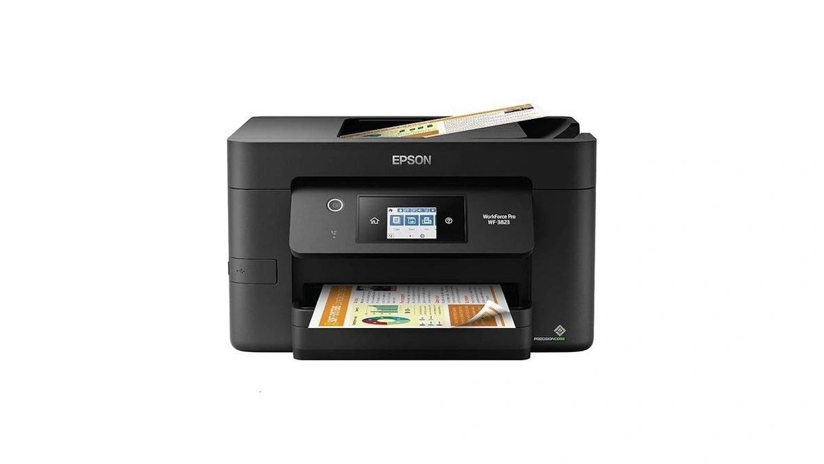 Epson Workforce Pro Wf-3823 Wireless All-in-one Printer With Auto 2-sided