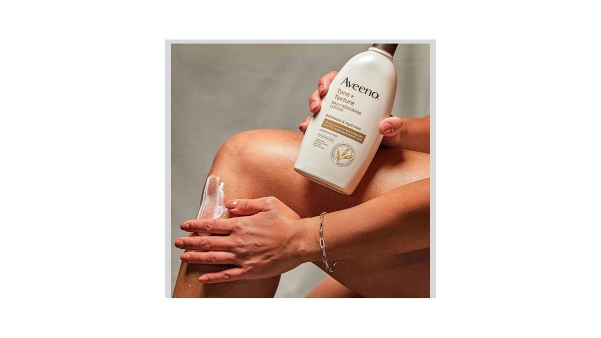Aveeno Tone + Texture Daily Renewing Body Lotion With Prebiotic