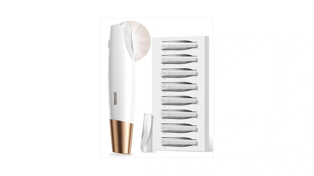 Yecheer Dermaplane Razor For Women Face: Sonic Dermaplaning Tool For
