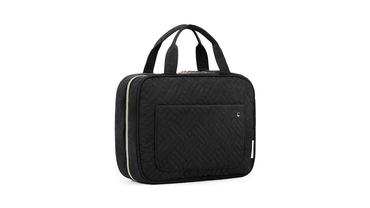 Bagsmart Toiletry Bag Travel Bag With Hanging Hook, Water-resistant Makeup