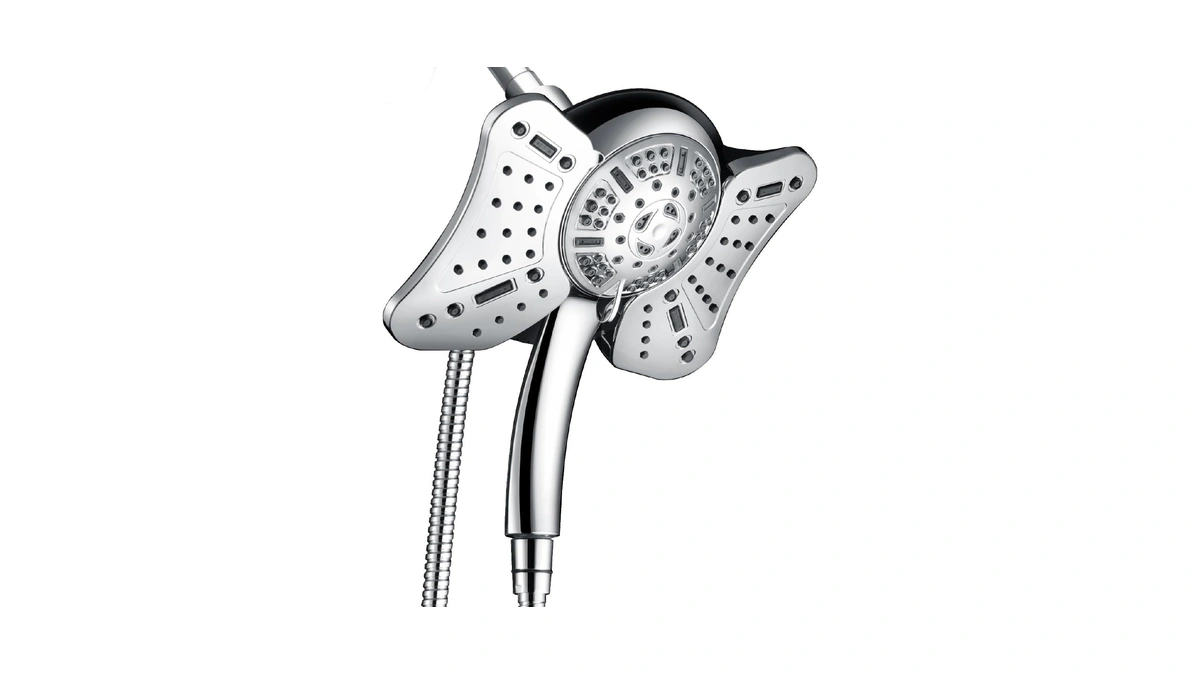 Grich 2.5gpm Shower Head With Handheld Spray Combo: 2 In