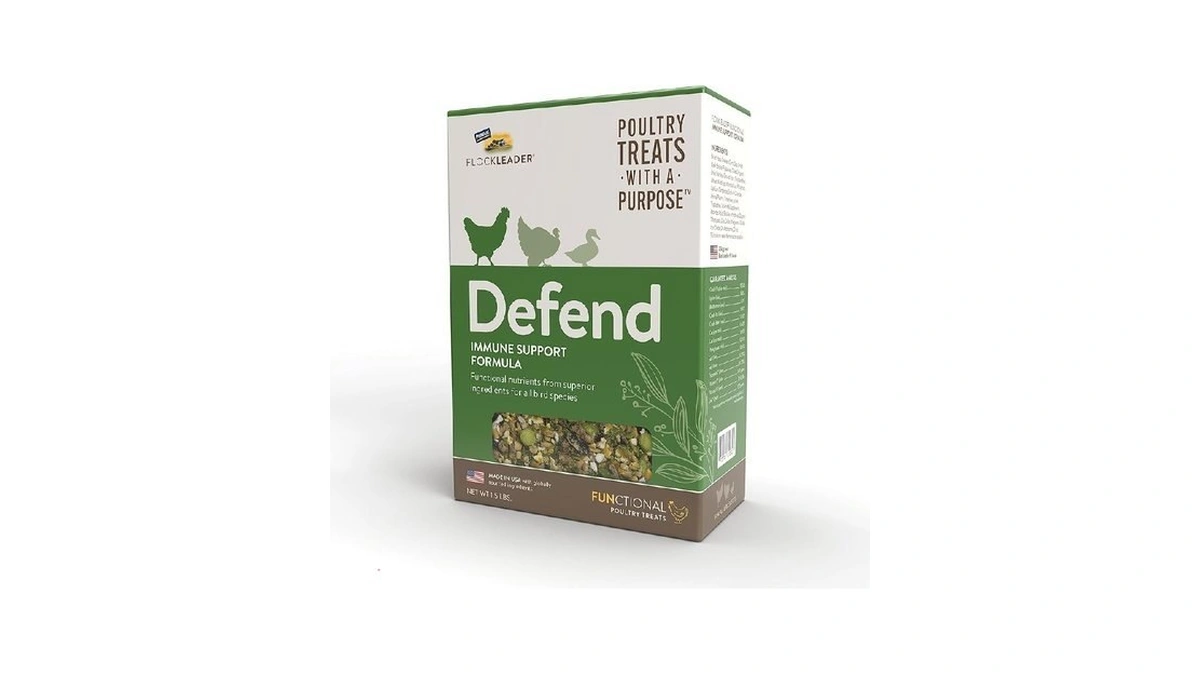 Flockleader Defend, Functional Poultry Treats For Immune Support, 1.5 Lb