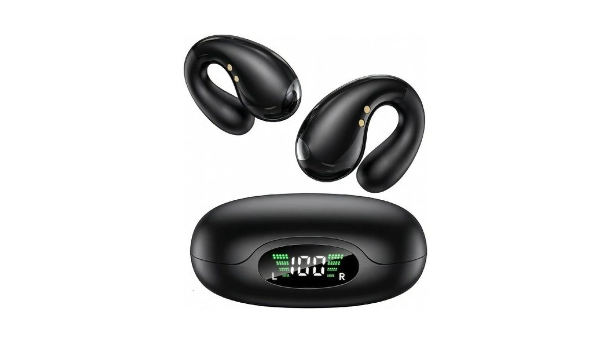 Boytond Ultra Open Ear Earbuds - Ergonomic Clip-on Earbuds, Small