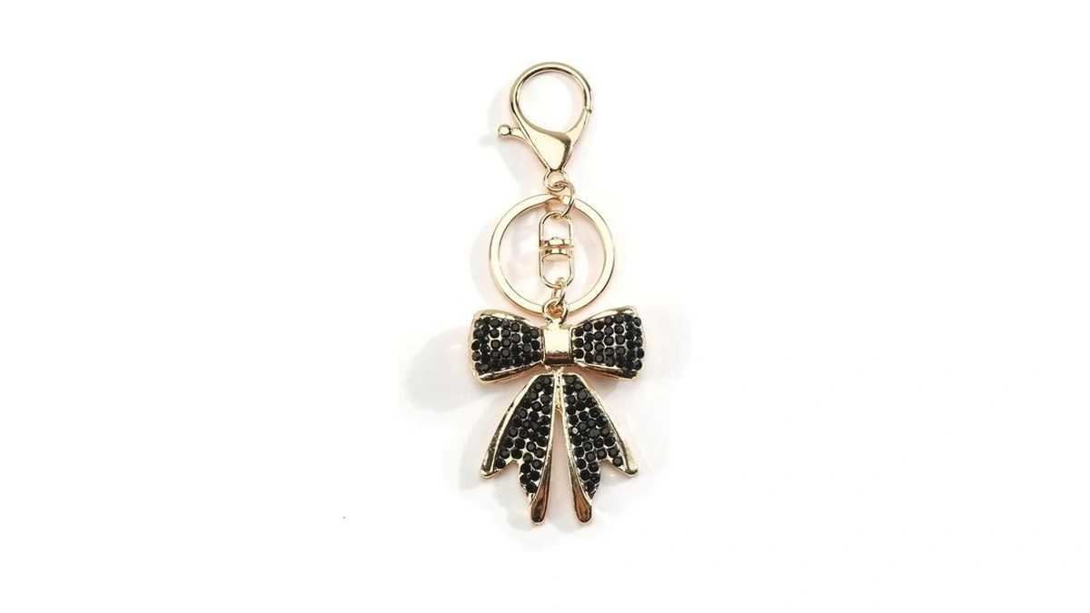 Mucoos Bow Keychain,sparkling Bow Keychain For Purse,rhinestone Purse Charm &