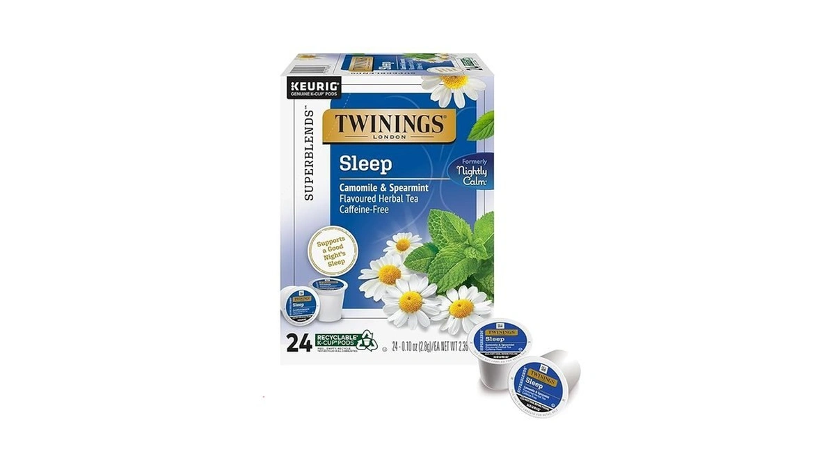 Twinings Sleep Herbal Tea K-cup Pods For Keurig, 24 Count