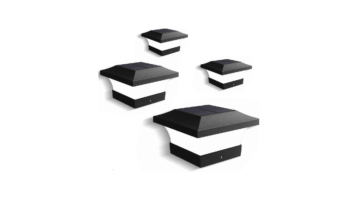 T-sun Solar Post Cap Lights 4 Pack For 4x4, 5x5