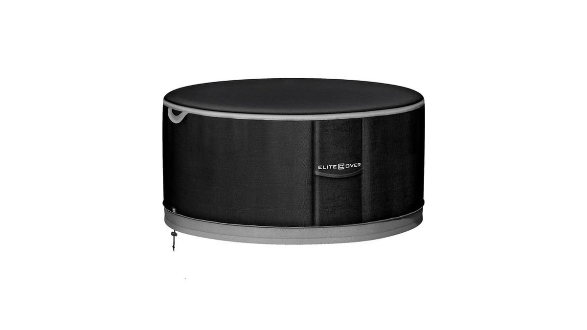 Elitecover 32 Inch 600d Heavy Duty Outdoor Fire Pit Cover