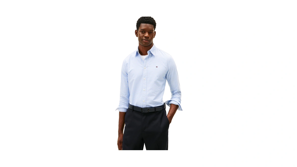 Tommy Hilfiger Men's Long Sleeve Oxford Shirts In Regular Fit,