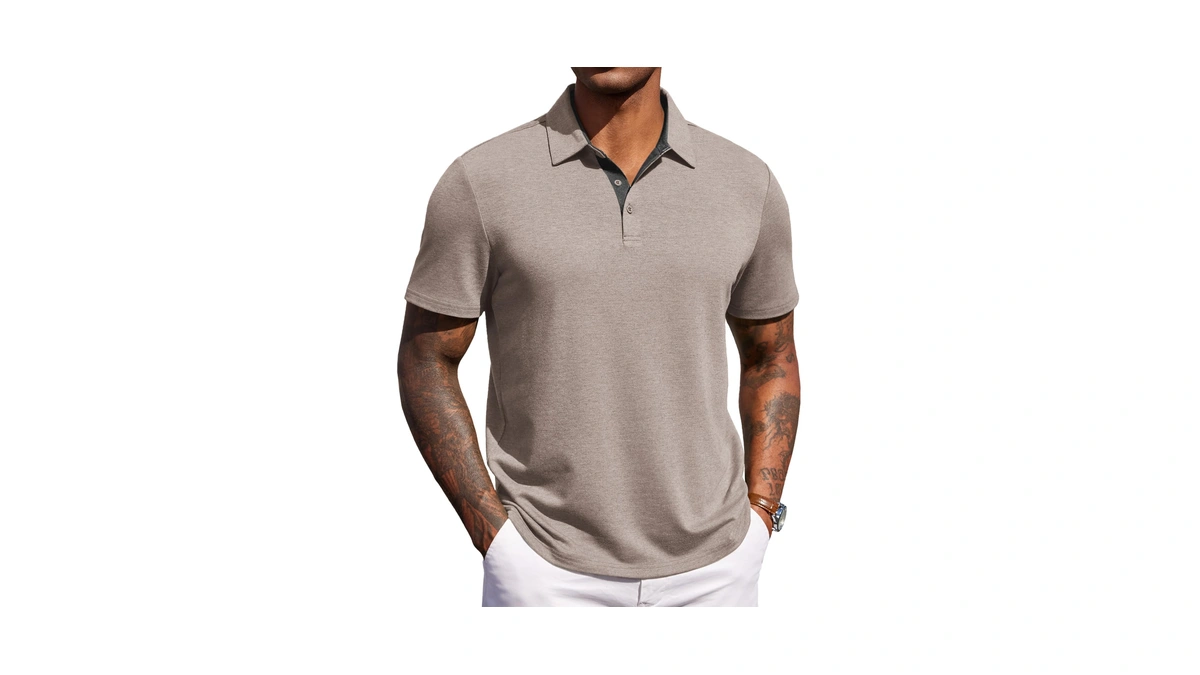 Coofandy Men Casual Polo Shirts Short Sleeve ...