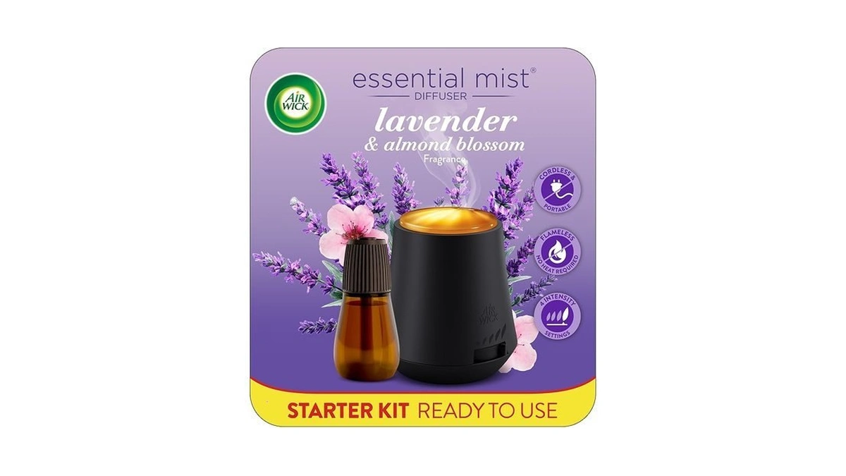 Air Wick Essential Mist Starter Kit, Diffuser + 1 Refill,