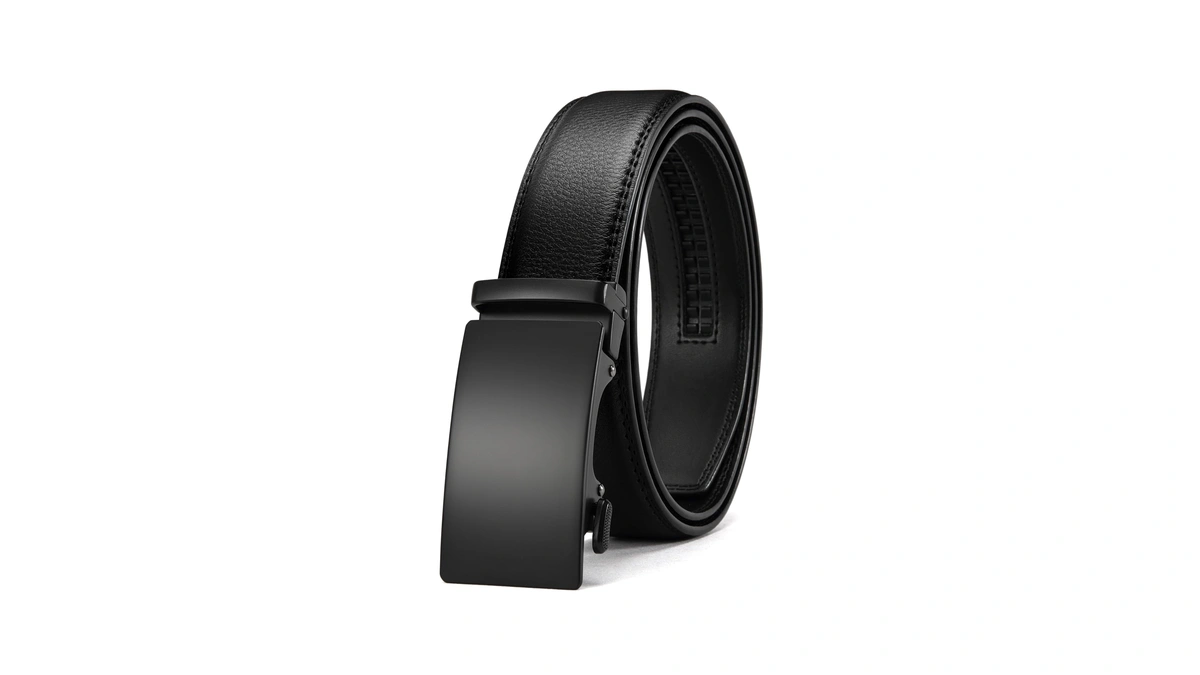 Chaoren Mens Belt - Mens Ratchet Belt Leather 1 3/8"
