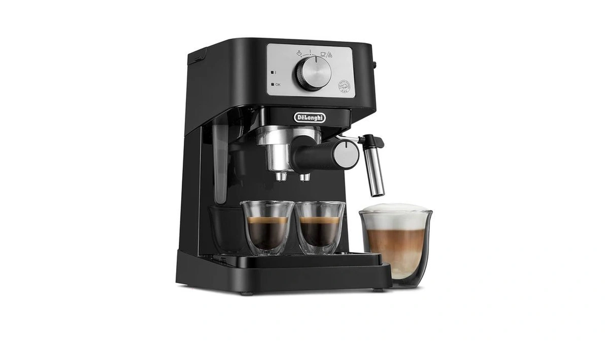 De'longhi Stilosa Manual Espresso Machine, Compact Coffee Maker, 15 Bar