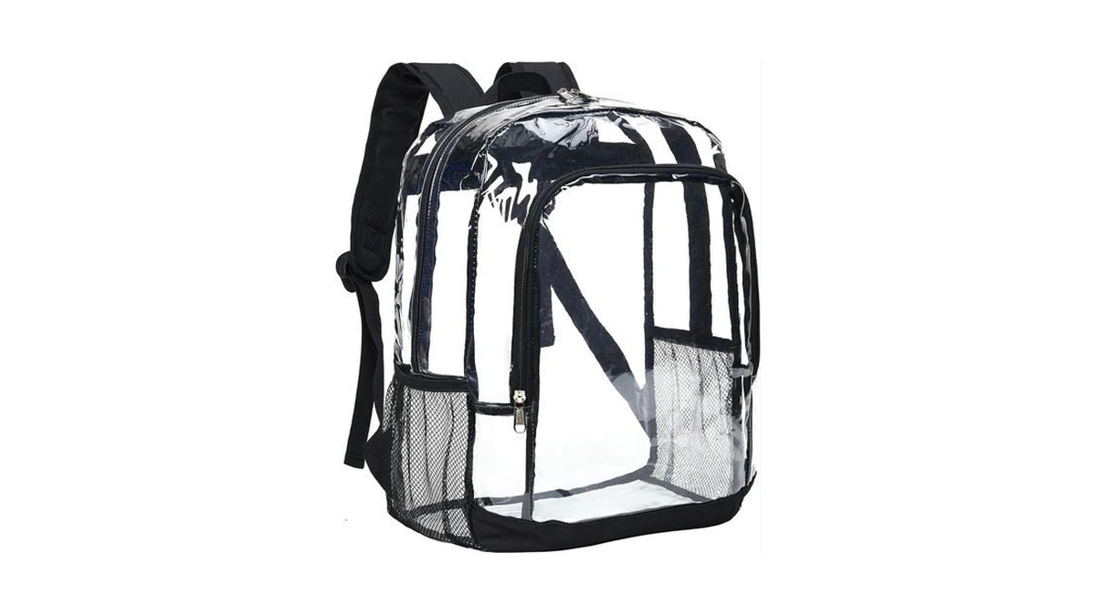 Vorspack Clear Backpack Heavy Duty - Large Clear Bookbag For