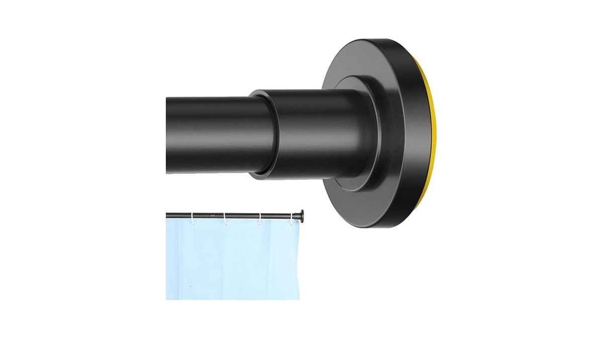 Corklatta Black Shower Curtain Rod 31 To 80 Inch,1 Inch