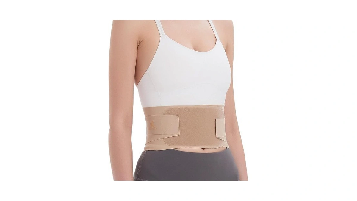 Randy Sun Upgraded Ultra Thin Back Brace, Invisible Lumbar Support