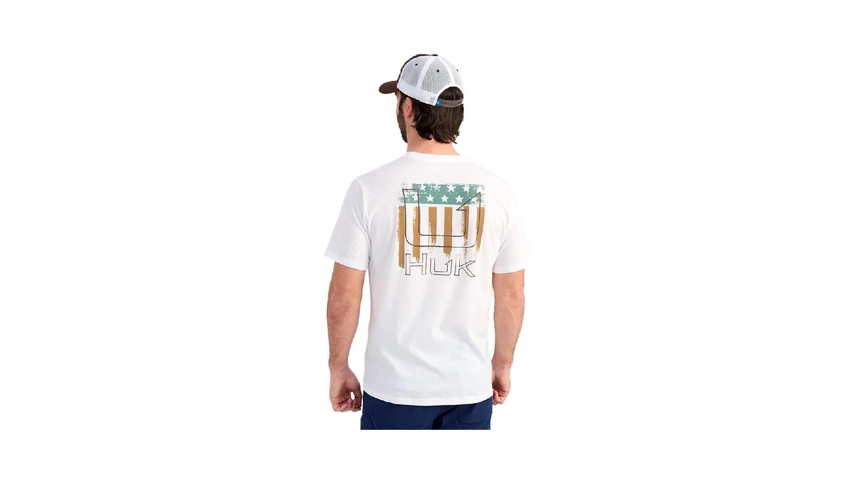 Huk Mens Short Sleeve Performance Tee, Fishing T-shirt For Men,