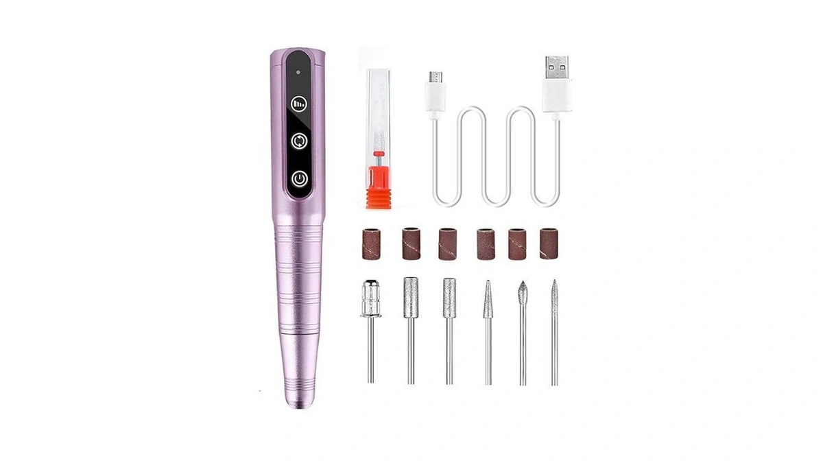 Lumcrissy Cordless Nail Drill Kit For Nail Techs 8h Long