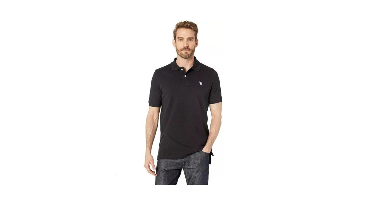 U.s. Polo Assn. Men's Classic Polo Shirt, Two-button Closure Pique