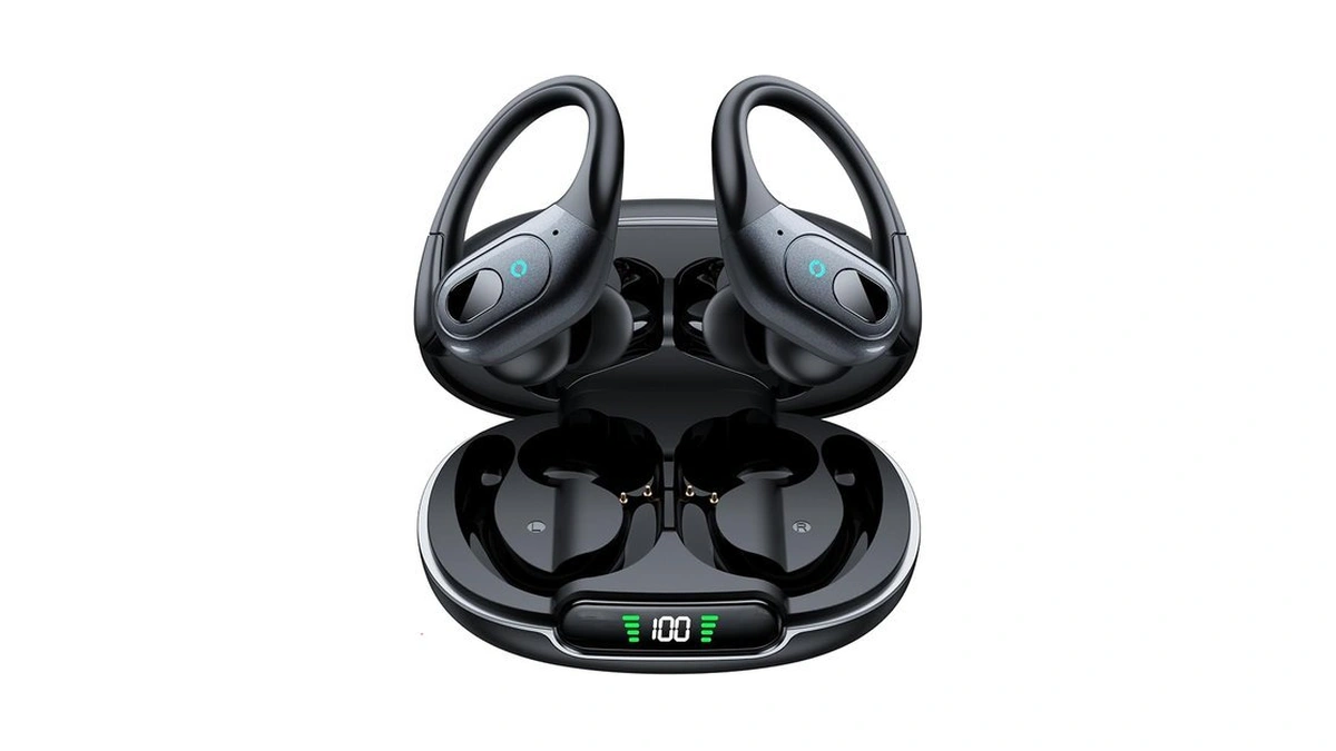Occiam Active Noise Cancelling Earbuds Wireless Bluetooth Headphones Ear Buds