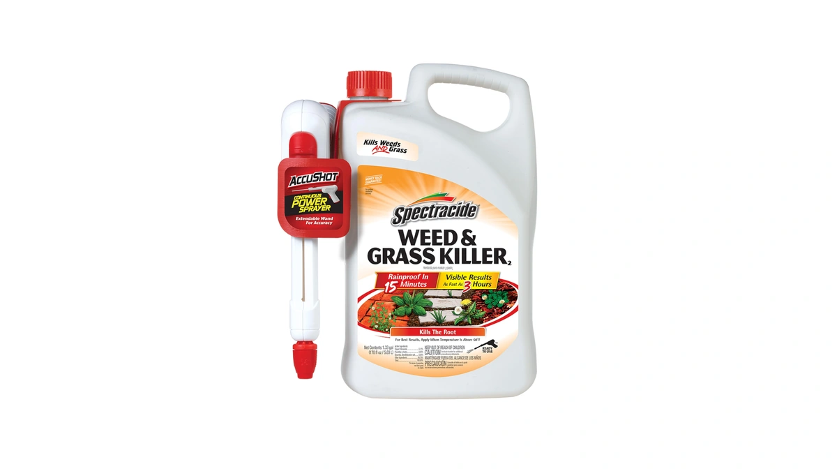 Spectracide Weed & Grass Killer, 1.33 Gallons, With Accushot Continuous