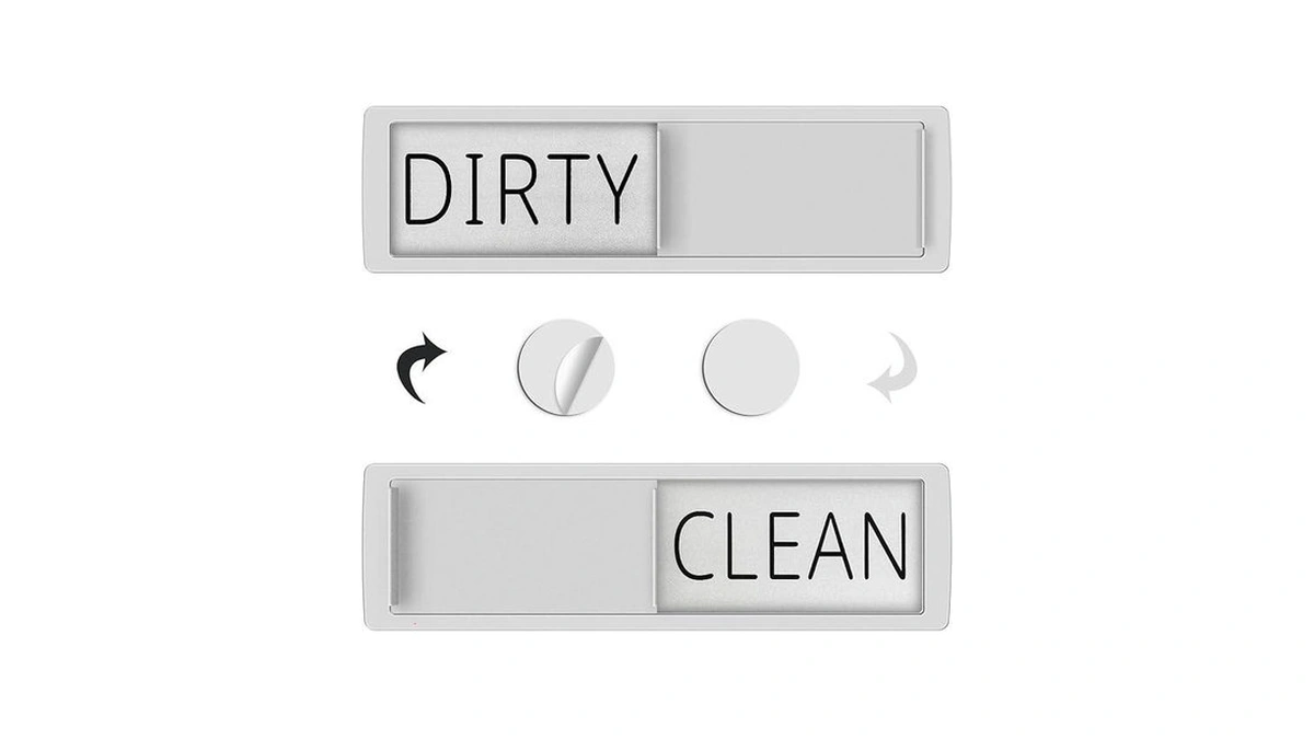 Yauyik Dishwasher Magnet Clean Dirty Sign - Strong Magnet Clean/dirty