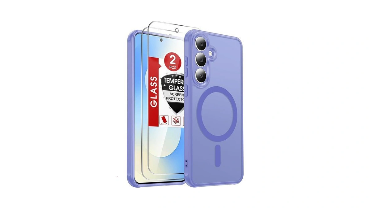 Leyi For Galaxy S25-fe Case: [𝗡𝗼𝘁 𝗳𝗶𝘁 𝗦𝟮𝟓 𝟱𝗚] With