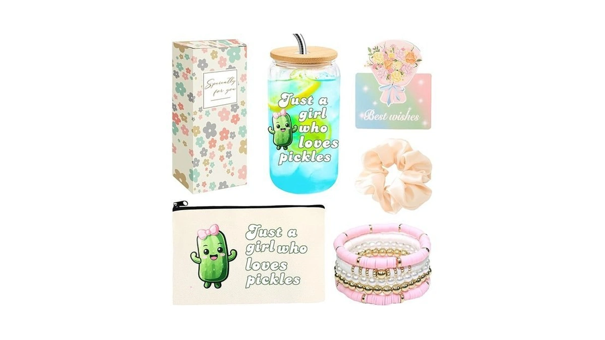 Haoqina Pickle Gifts For Women, Funny Pickle Lover Gift Set
