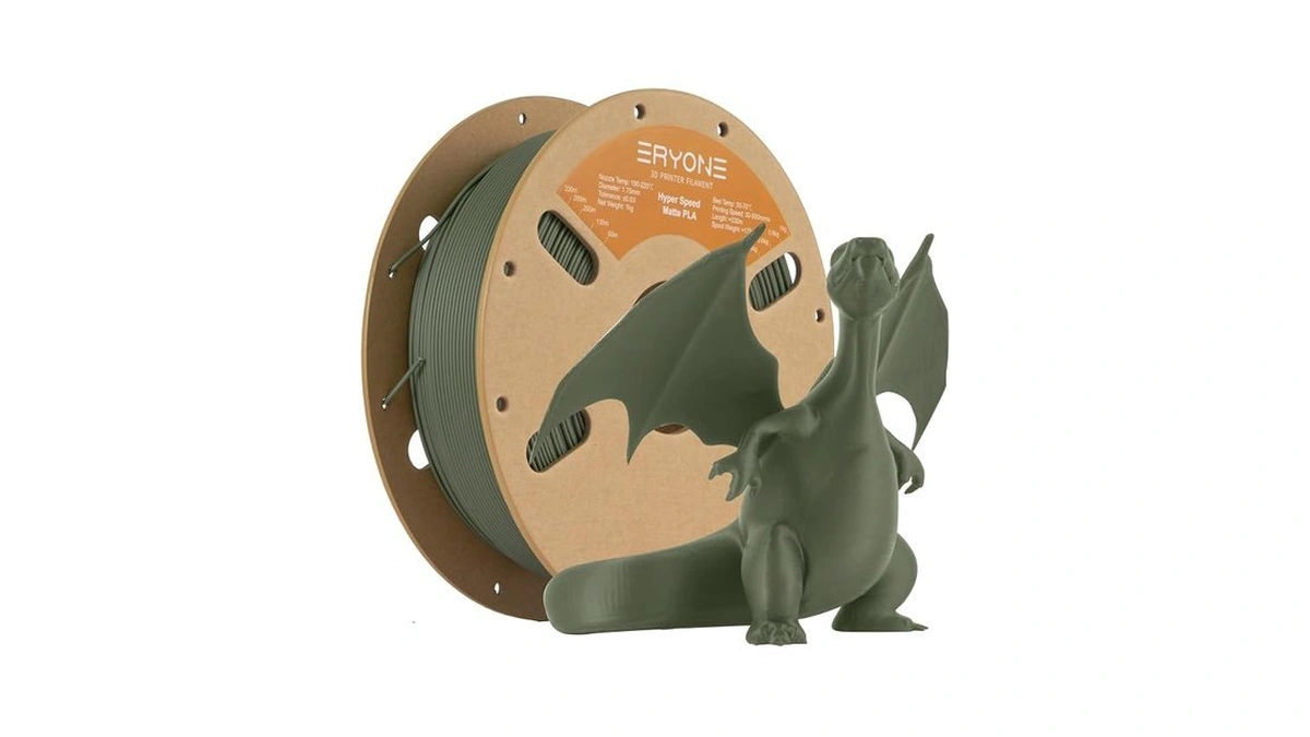 Eryone High Speed Matte Pla Filament 1.75mm +/- 0.03mm, 30-500mm/s