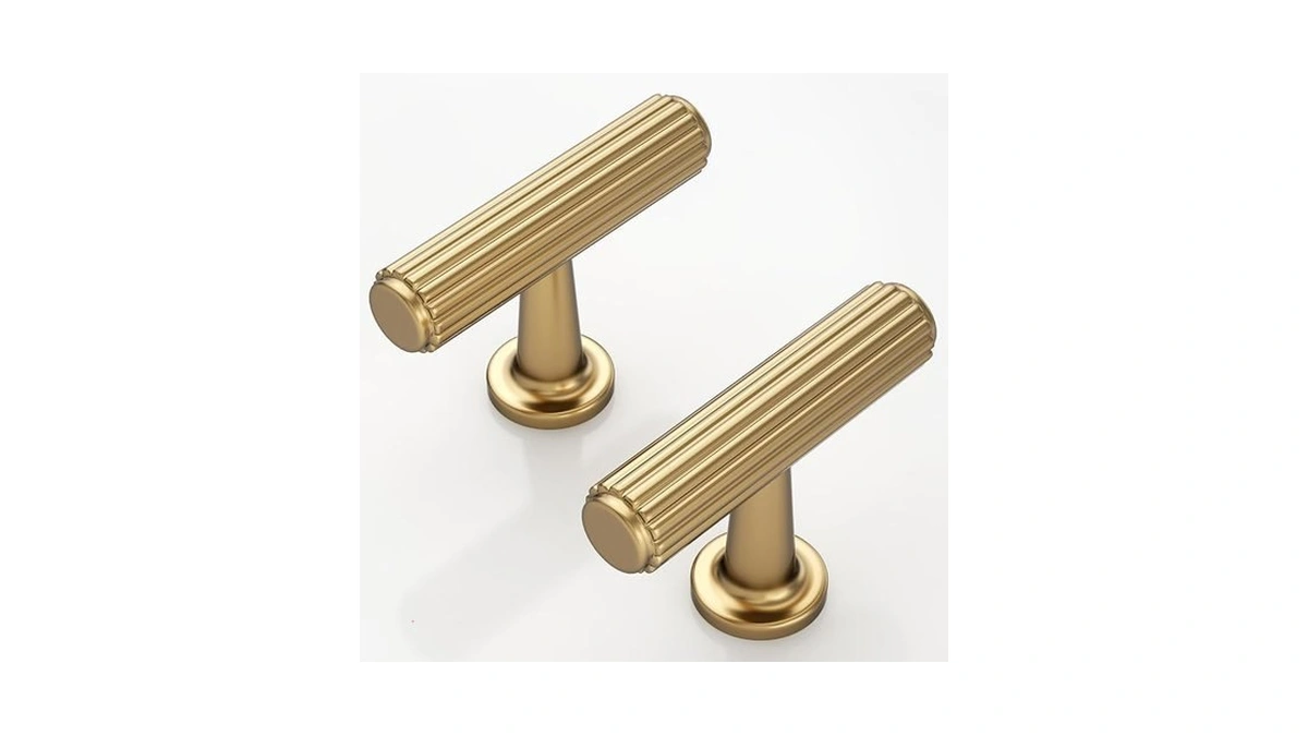 9build 10 Pack Champagne Bronze Cabinet Knobs 2 Inch -