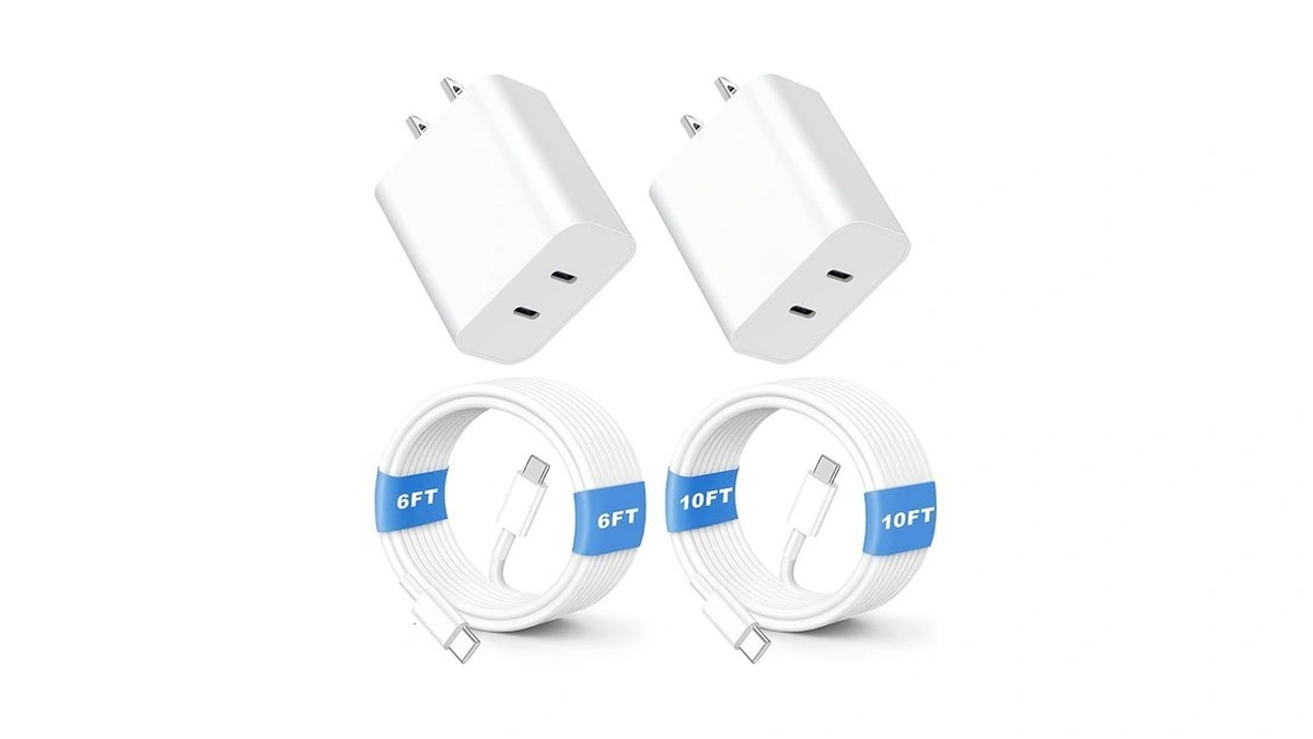 Phone 16 15 Charger Fast Charging, 2 Pack 20w Dual