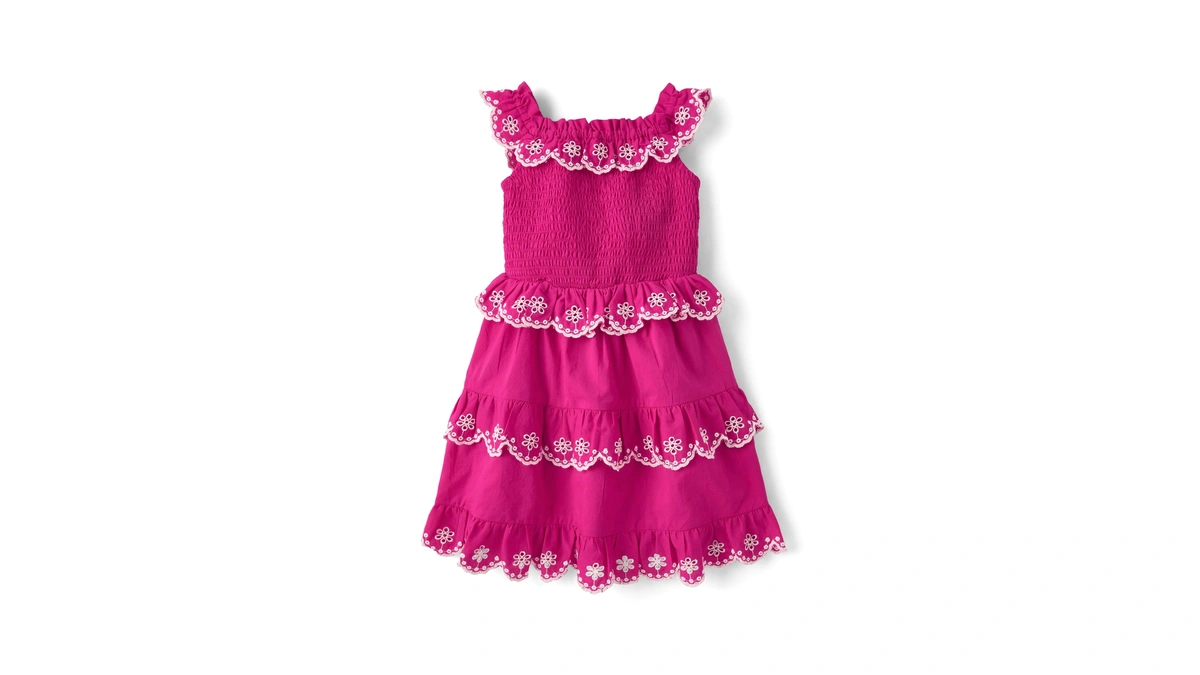 Gymboree,girls,and Toddler Flutter Sleeve Dresses,amalfi Pink,8